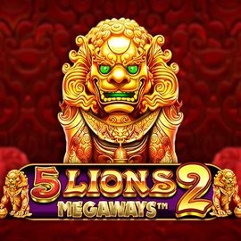 Slots logo of 5 Lions Megaways 2 from Pragmatic Play at Lucky Meister Casino
