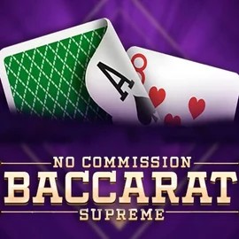 Baccarat Supreme slot logo by OneTouch Games at Lucky Meister Casino