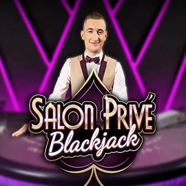 Blackjack Salon Privé online game logo by Ezugi on luckymeistercasino.eu