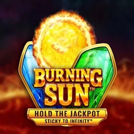 Burning Sun slot logo by Wazdan at Lucky Meister CasinoBurning Sun