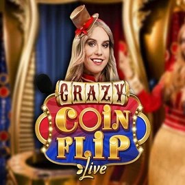 Crazy Coin Flip slot icon by Evolution, available at Lucky Meister Casino
