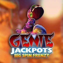 Genie Jackpots: Big Spin Frenzy online game logo by Blueprint Gaming on luckymeistercasino.eu