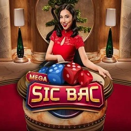 Mega Sic Bac game by Pragmatic Play – logo hosted on Lucky Meister Casino
