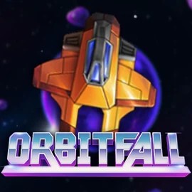 Orbitfall slot logo by ELK Studios at Lucky Meister CasinoOrbitfall