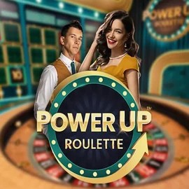 PowerUP Roulette online game logo by Pragmatic Play on luckymeistercasino.eu