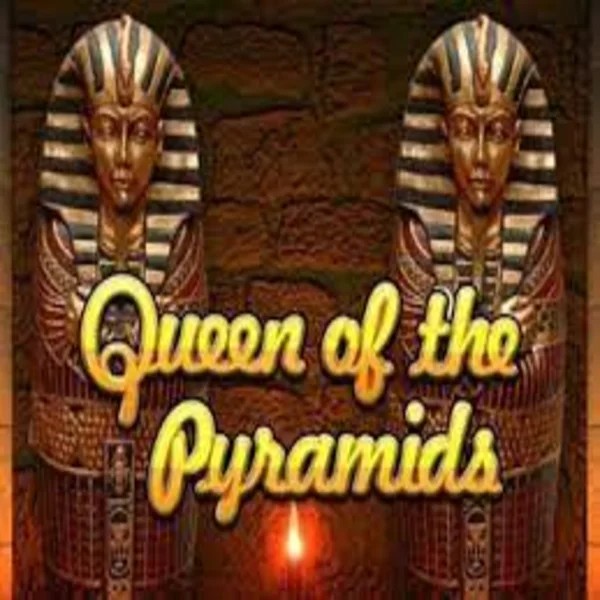 Queen of the Pyramids logo – Slots by Playtech at Lucky Meister Casino