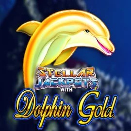 Dolphin Gold with Stellar Jackpots game by Lightning Box Game – logo hosted on Lucky Meister Casino