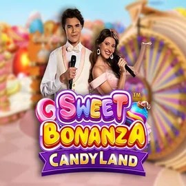 Sweet Bonanza Candy Land Live by Pragmatic Play, showcased at luckymeistercasino.eu – game logo