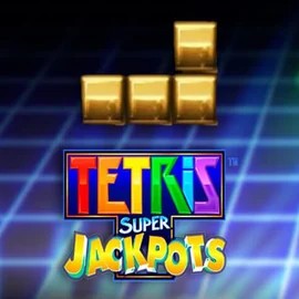 Tetris Super Jackpots by WMS, showcased at luckymeistercasino.eu – game logo