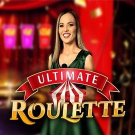 Official Live Casino logo: Ultimate Roulette by Ezugi at Lucky Meister Casino