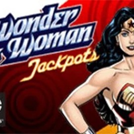 Wonder Woman Jackpots game by Amaya – logo hosted on Lucky Meister Casino