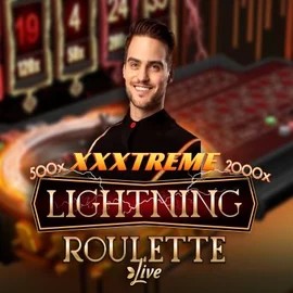 Live Casino logo of XXXtreme Lightning Roulette from Evolution at Lucky Meister Casino